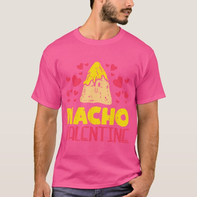 Camiseta Nacho Namorados Engraçado Comida Dia de os namorad (Frente)