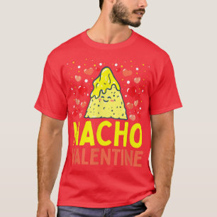 Camiseta Nacho Namorados Engraçado Comida Dia de os namorad