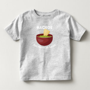 Camiseta Nachos, A Salada Mexicana - Toddler Fine Jersey T-