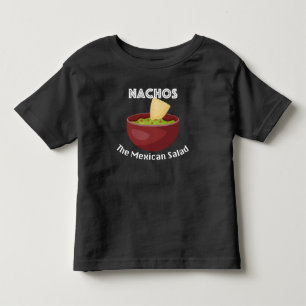 Camiseta Nachos, A Salada Mexicana - Toddler Fine Jersey T-