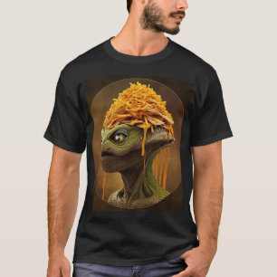 Camiseta Nachos Alien – Arte de Lanche Divertido para Festa
