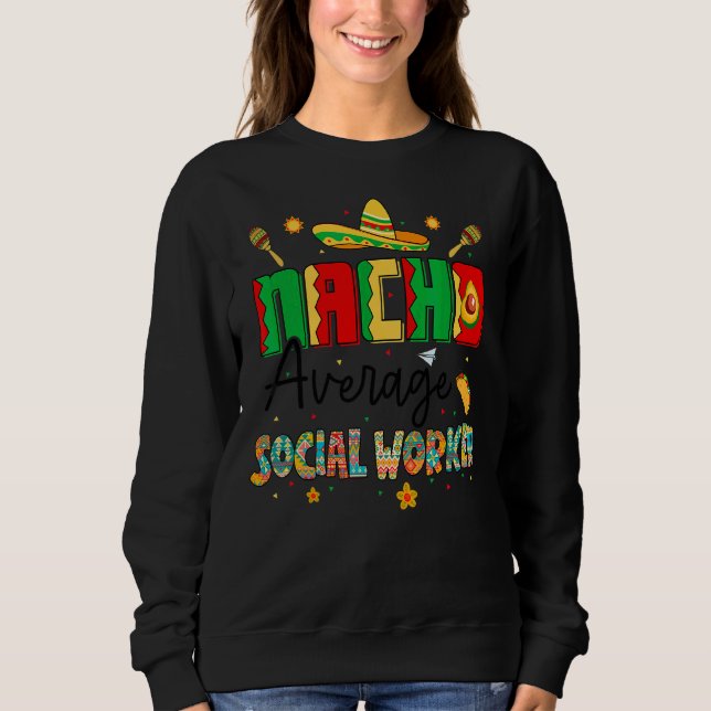 Camiseta Nachos Média dos Trabalhadores Sociais Cinco De Ma (Frente)