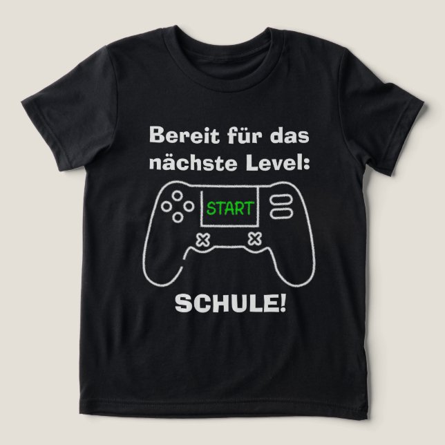 Camiseta Nächste Level - Schule | Einschulung (Design frontal)
