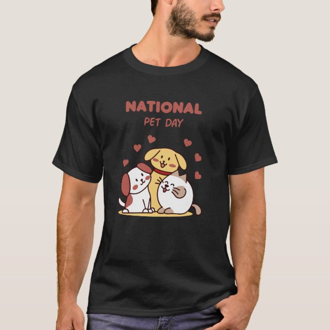 Camiseta nacional do dia do pit - camiseta do cach (Frente)