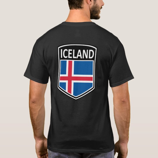Camiseta Nacional - Islândia (Verso)