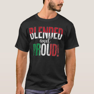 Camiseta Nacionalidade Misturada E Orgulhosa De Meio Mônaco