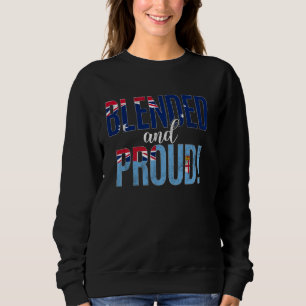 Camiseta Nacionalidade Misturada E Orgulhosa Metade Austral