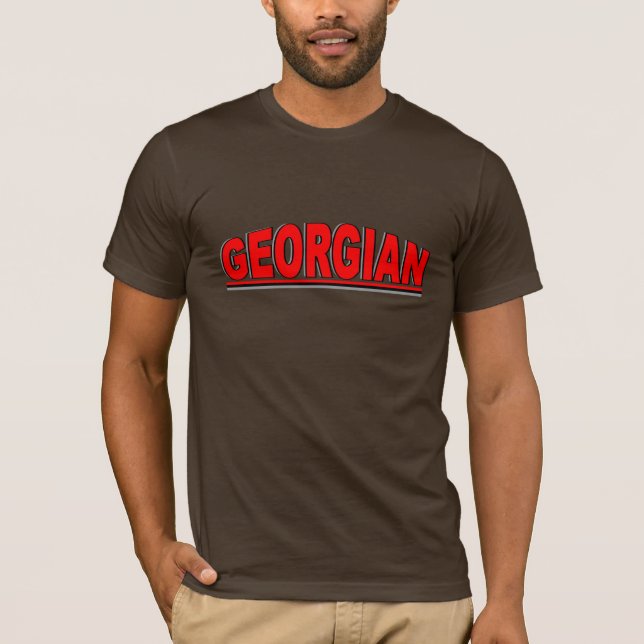 Camiseta Nacionalidades - "Georgian " (Frente)
