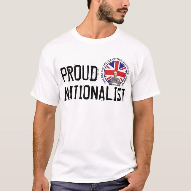 Camiseta NACIONALISTA orgulhoso (Frente)