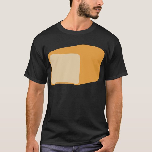 Camiseta naco do ícone do pão (Frente)