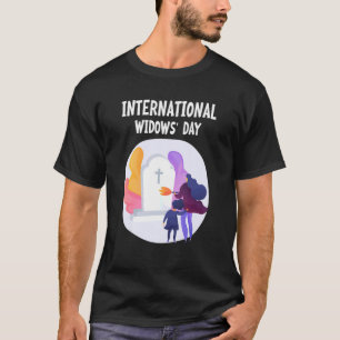 Camiseta Nações Unidas sobre o Dia Internacional da Viúva