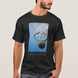 Camiseta Nada além de Net Basbol Minimalista Hoop Sky Des