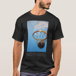 Camiseta Nada além de Net Basbol Minimalista Hoop Sky Des