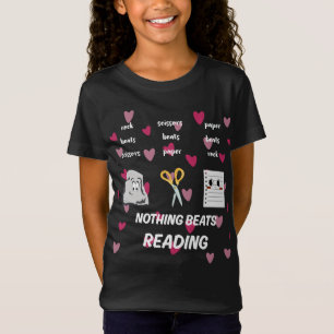 Camiseta Nada Basta Ler Tesoura De Papel Rock