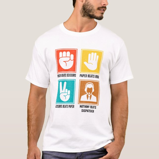 Camiseta Nada bate no Dispatcher Trainmaster Yardmaster Su (Frente)