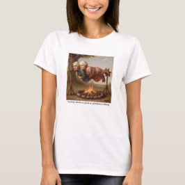 Camiseta Nada cheira tão bem quanto a comida da vovó.
