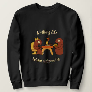 Camiseta Nada como monstros de chá quente de outono