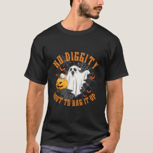 Camiseta Nada De Diggutis Para Apanhá-Lo No Dia das Bruxas