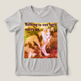 Camiseta Nada de gato para ver aqui