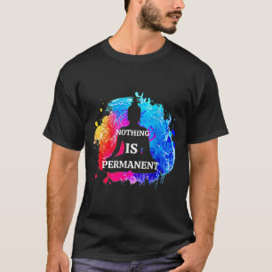 Camiseta Nada É A Meditação Budista Permanente Qu