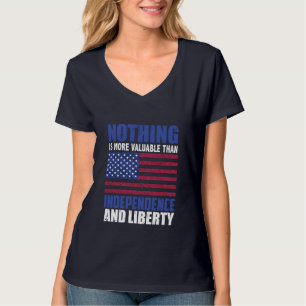 Camiseta Nada é mais valioso do que a Independência e o Lic