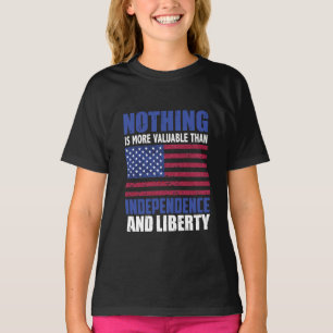 Camiseta Nada é mais valioso do que a Independência e o Lic