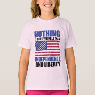 Camiseta Nada é mais valioso do que a Independência e o Lic