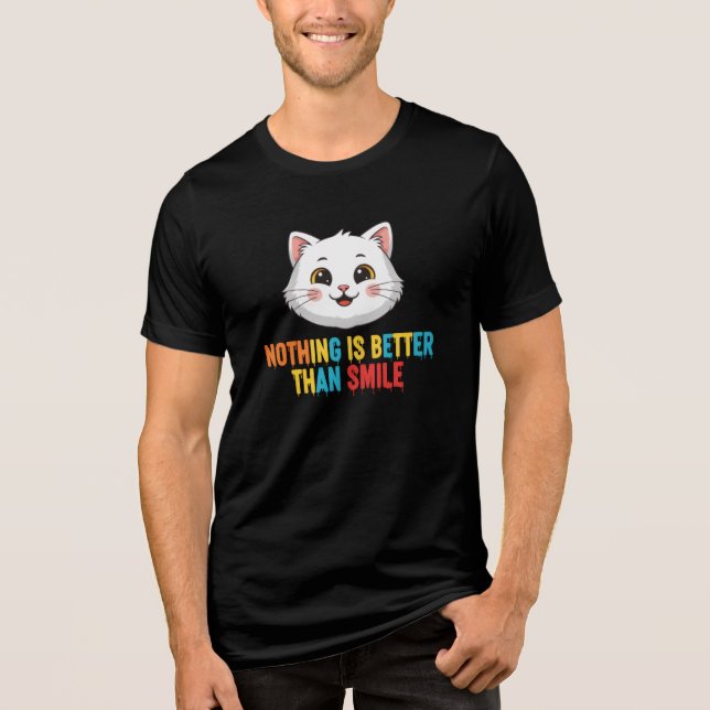 Camiseta Nada é melhor do que sorrir (Frente)