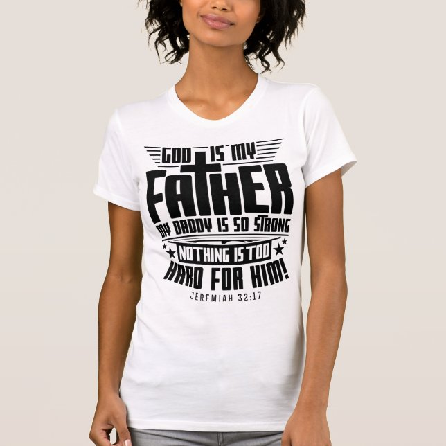 CAMISETA NADA É MUITO DURO PARA DEUS (4) (Frente)