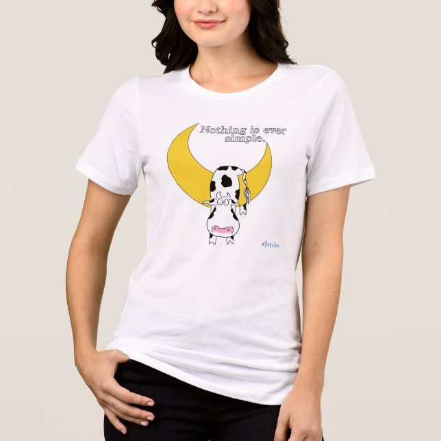Camiseta NADA É SIMPLES POR Sandra Boynton (Frente)