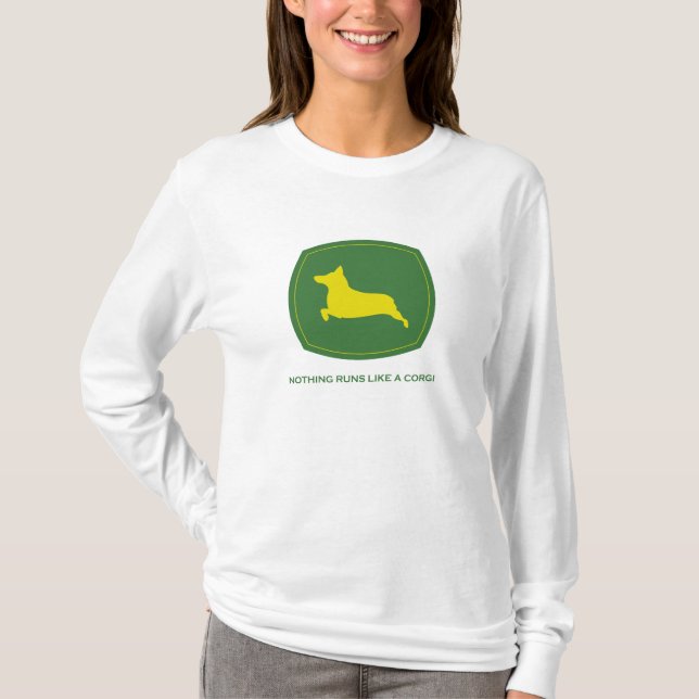 Camiseta Nada funciona como um T das senhoras Longsleeve do (Frente)