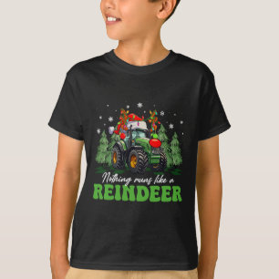 Camiseta Nada funciona como uma rena Trator engraçado Natal