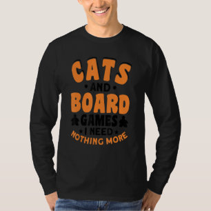 Camiseta nada mais gato gatos jogo de tabuleiro jogos de ta