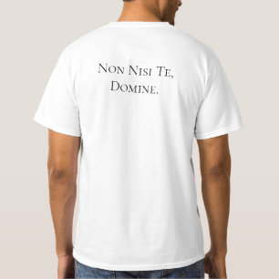 Camiseta Nada mas você, senhor - simples