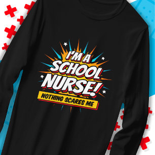 Camiseta Nada Me Assusta A Apreciação Da Enfermeira