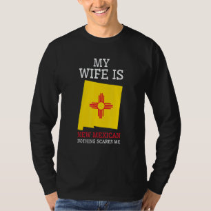 Camiseta Nada Me Assusta Minha Mulher É Novaiorquina Marido