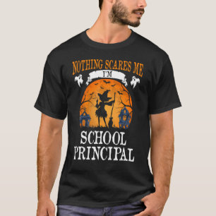 Camiseta Nada me assusta, sou diretor escolar Halloween C