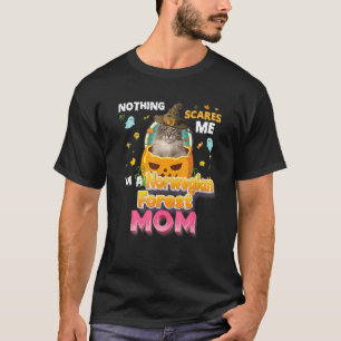 Camiseta Nada Me Assusta, Sou Um Gato De Floresta Noruegues