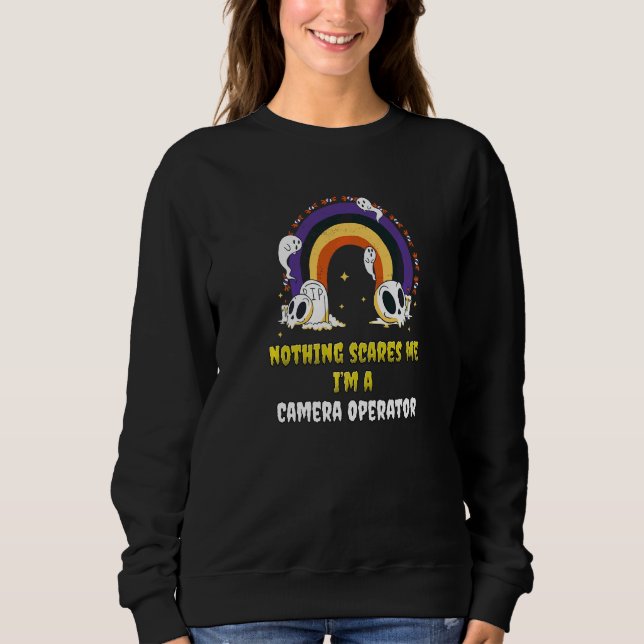 Camiseta Nada Me Assusta Sou Um Operador De Câmera   (Frente)