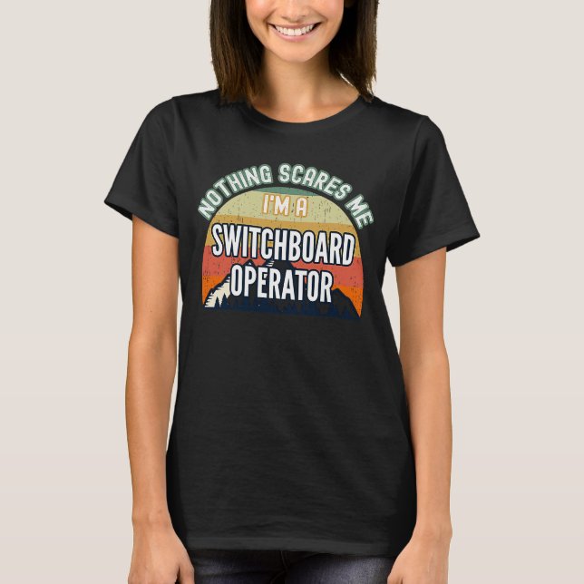 Camiseta Nada me assusta, sou um operador de chassi (Frente)