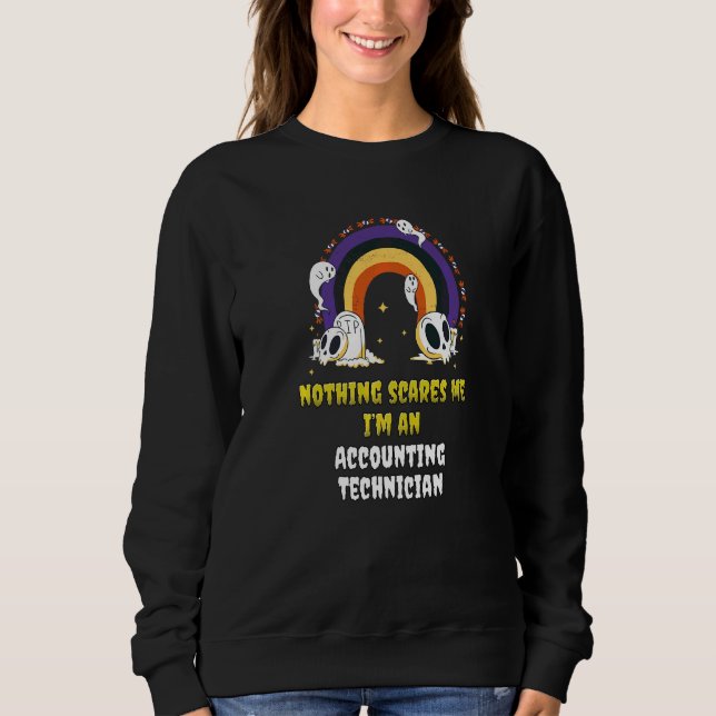 Camiseta Nada Me Assusta Sou um Técnico de Contabilidade (Frente)