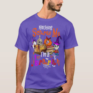 Camiseta Nada me assusta, sou uma Bruxa de Halloween Biblio