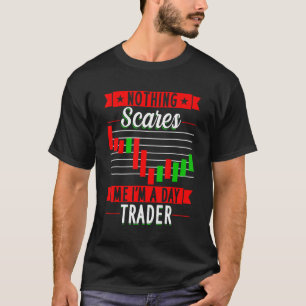 Camiseta Nada Me Assusta, Sou Uma Mãe Do Comerciante Do Dia