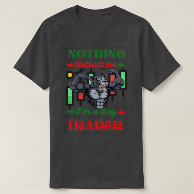 Camiseta Nada me distrai (Frente do Design)