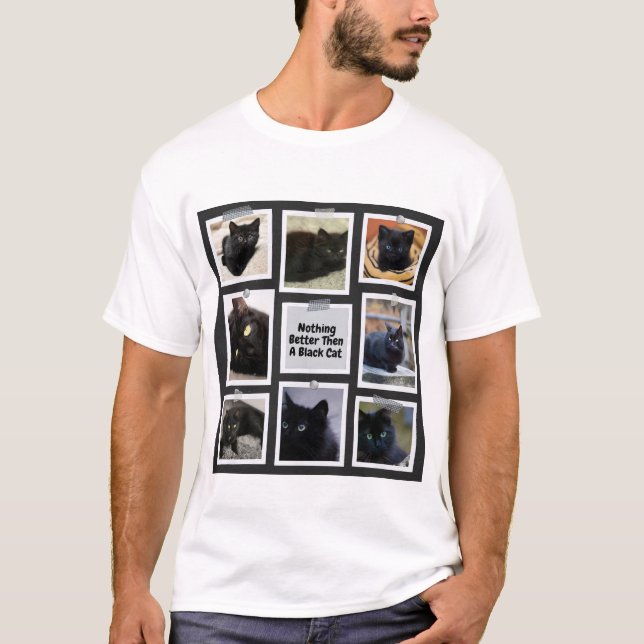 Camiseta Nada Melhor Que Um Gato Negro (Frente)