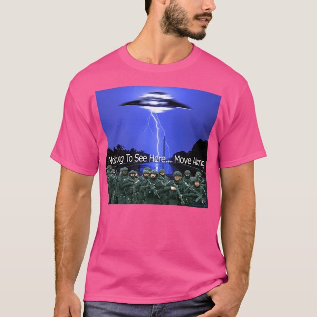 Camiseta Nada Para Ver Aqui (Frente)