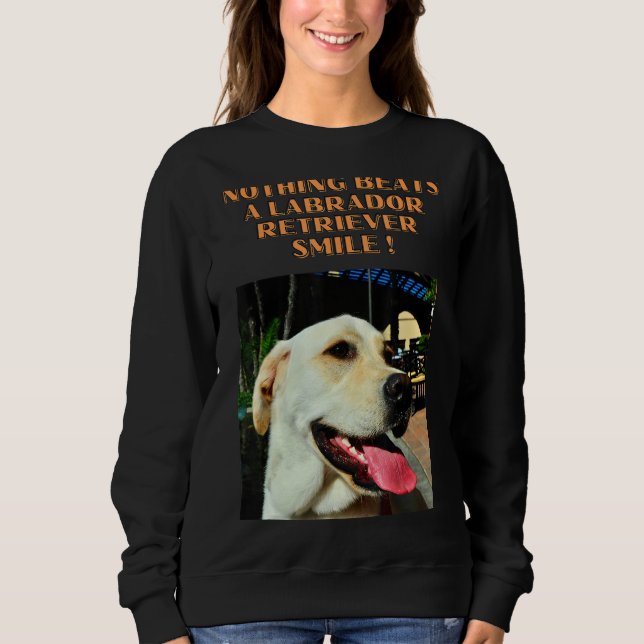 Camiseta Nada Pode Bater Um Sorriso De Retriever Labrador (Frente)