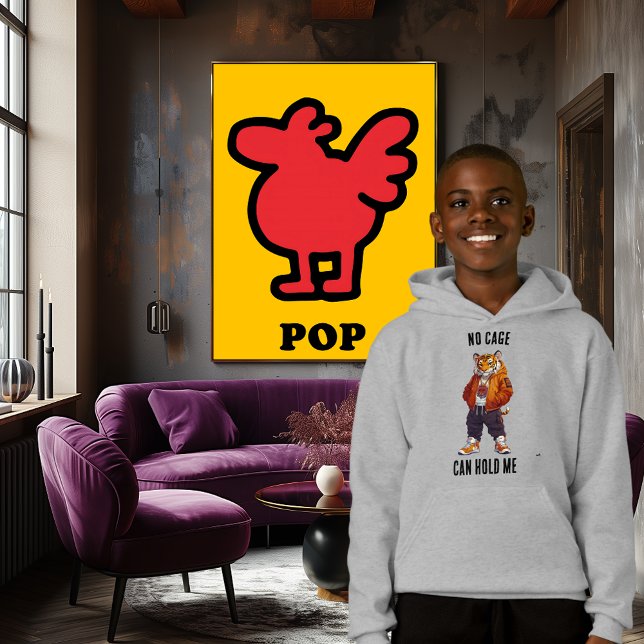 Camiseta Nada pode me segurar: um tigre feroz para adolesce (Criador carregado)