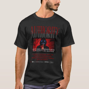 Camiseta Nada reforça a autoridade como silêncio