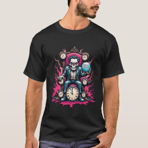 Camiseta Nada S - Vintagem Esquelética Surreal Arte Tronica